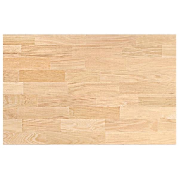 vidaXL Kjøkken benkeplate rektangulær 100x63,5x4 cm heltre eik