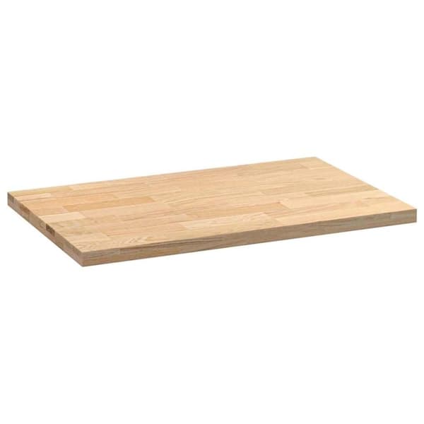 vidaXL Kjøkken benkeplate rektangulær 100x63,5x4 cm heltre eik