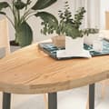 Pikkukuva 2 / 11: vidaXL Pöytälevy 120x60x4 cm Massiivipuutammea Ovaali