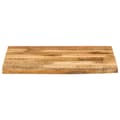 Miniatyrbillede 3 af 9: vidaXL bordplade 80x80x3,8 cm naturlig kant massivt ru mangotræ