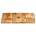 Miniatyrbillede 4 af 9: vidaXL bordplade 80x80x3,8 cm naturlig kant massivt ru mangotræ