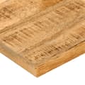 Miniatyrbillede 6 af 9: vidaXL bordplade 80x80x3,8 cm naturlig kant massivt ru mangotræ