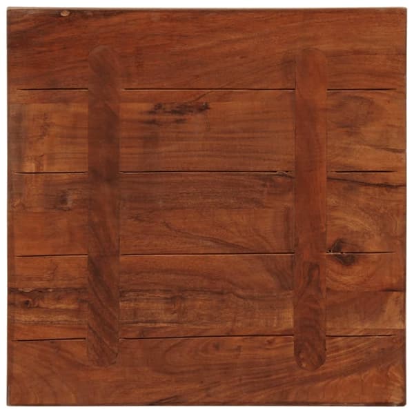 vidaXL Bordplate 60x60x1,5 cm firkantet gjenvunnet heltre