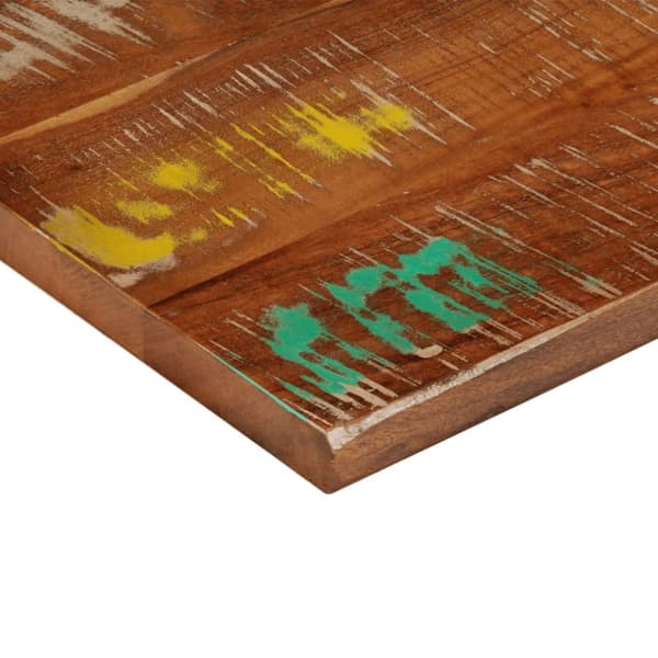 vidaXL Bordplate 60x60x1,5 cm firkantet gjenvunnet heltre
