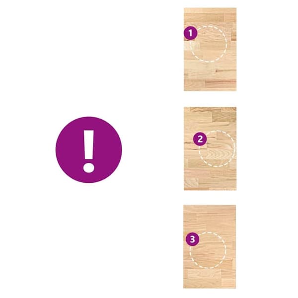 vidaXL Kjøkken benkeplate rektangulær 40x63,5x4 cm heltre eik