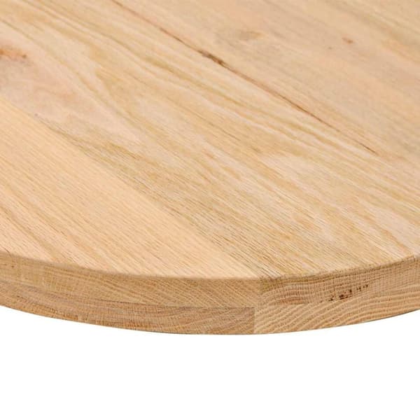 vidaXL bordplade 100x50x4 cm massivt egetræ oval