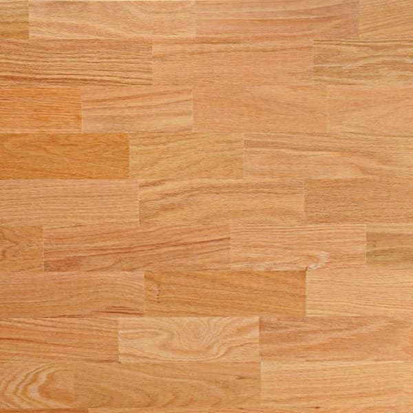 vidaXL bordplade 140x50x2,5 cm massivt egetræ rektangulær lysebrun