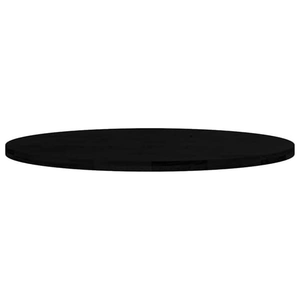 vidaXL Bordplate mørkebrun 120x60x4 cm oval heltre eik