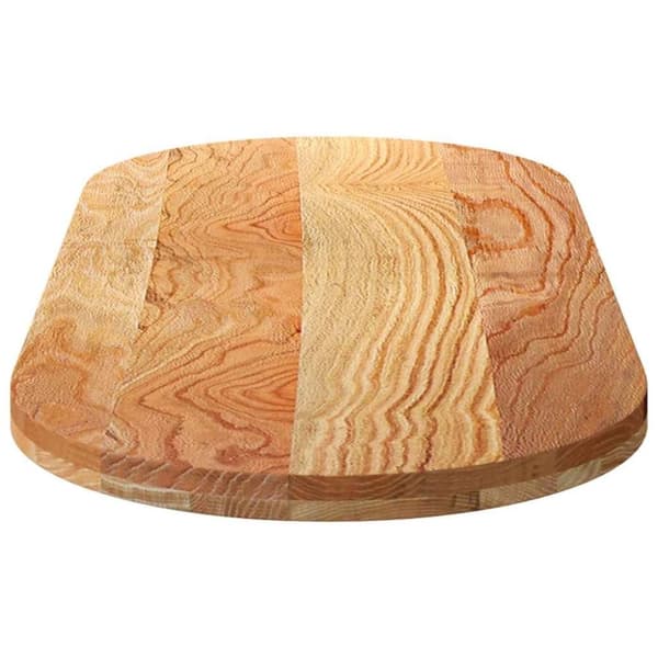 vidaXL Pöytälevy Vaaleanruskea 140x60x4 cm Massiivipuu Tammi Soikea