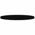 Miniatyrbilde 6 av 11: vidaXL Bordplate mørkebrun 100x50x4 cm oval heltre eik