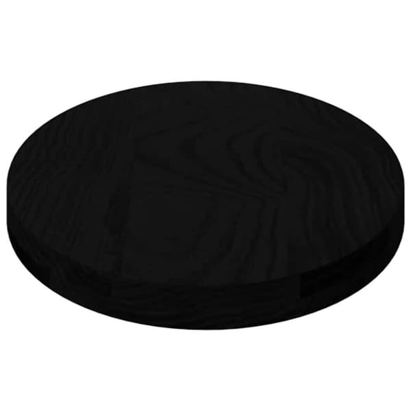 vidaXL bordplade 80x40x4 cm massivt egetræ oval mørkebrun