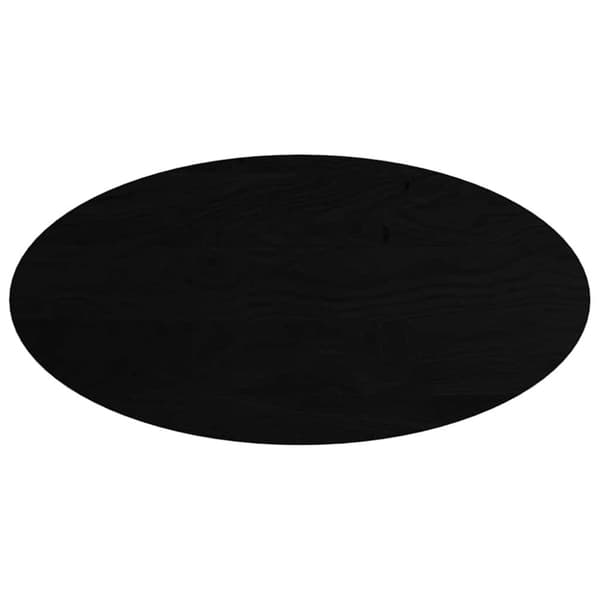 vidaXL Bordplate mørkebrun 120x60x2 cm oval heltre eik