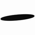 Miniatyrbilde 5 av 11: vidaXL Bordplate mørkebrun 120x60x2 cm oval heltre eik