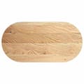 Miniatyrbilde 3 av 11: vidaXL Bordplate 120x60x4 cm oval heltre eik