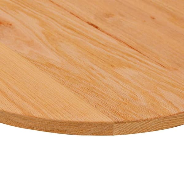 vidaXL Pöytälevy Vaaleanruskea 100x50x2 cm Massiivipuu Tammi Soikea