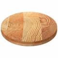 Miniatyrbilde 7 av 11: vidaXL Bordplate lysebrun 120x60x4 cm oval heltre eik