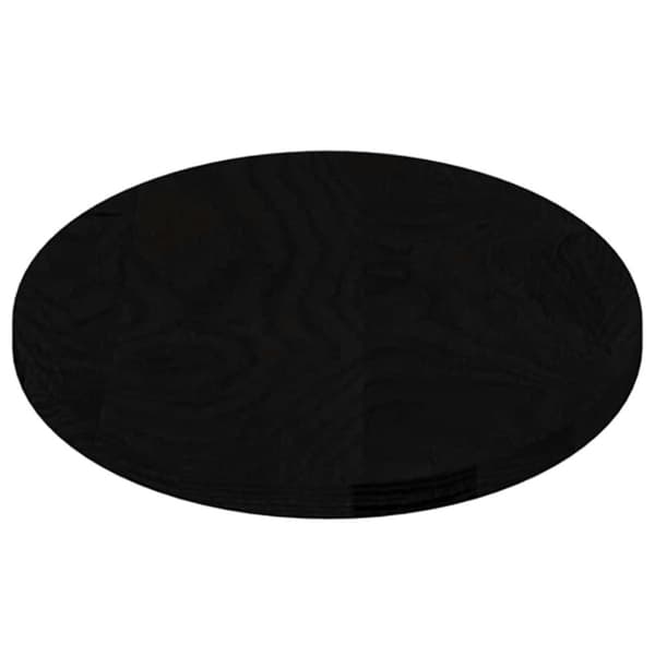 vidaXL Bordsskiva mörkbrun 80x40x2 cm massiv ek oval