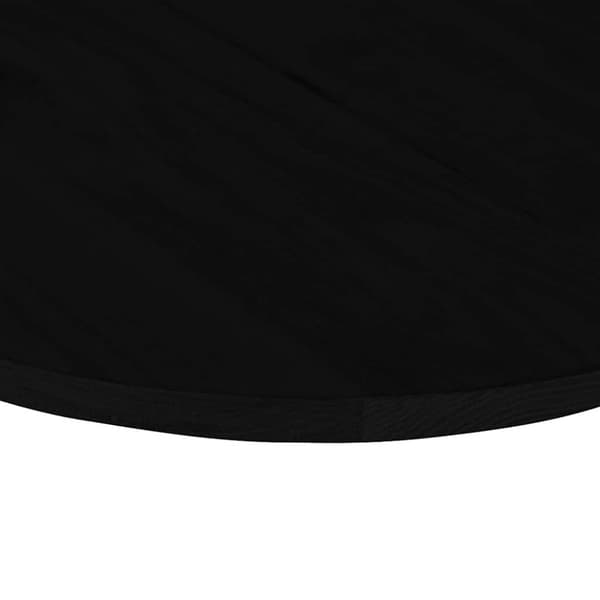 vidaXL Bordplate mørkebrun 140x60x2 cm oval heltre eik