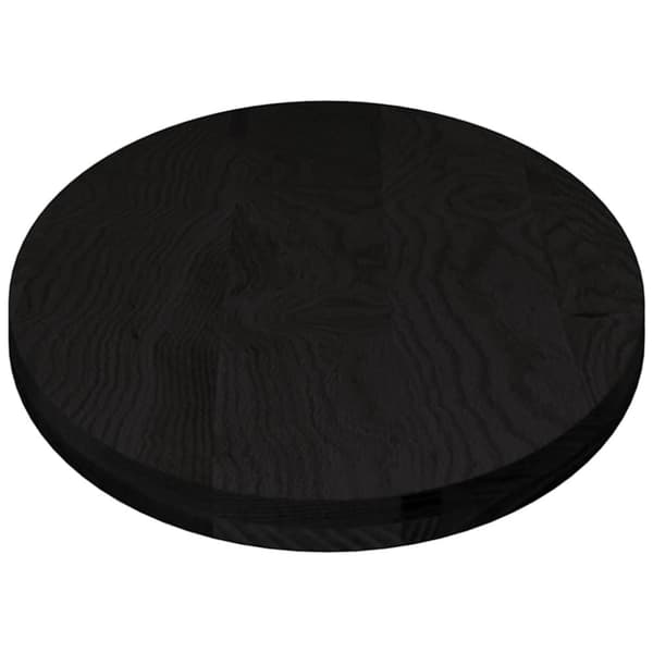 vidaXL Bordplate mørkebrun 140x60x4 cm oval heltre eik