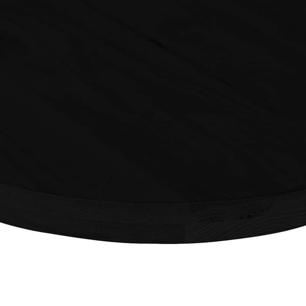 vidaXL Bordplate mørkebrun 140x60x4 cm oval heltre eik