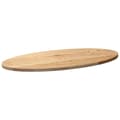 Miniatyrbillede 5 af 11: vidaXL bordplade 80x40x2 cm massivt egetræ oval