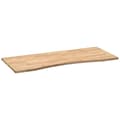 Pikkukuva 5 / 11: vidaXL Käsittelemätön pöytätaso 120x50x2,5 cm tammi suorakulmainen