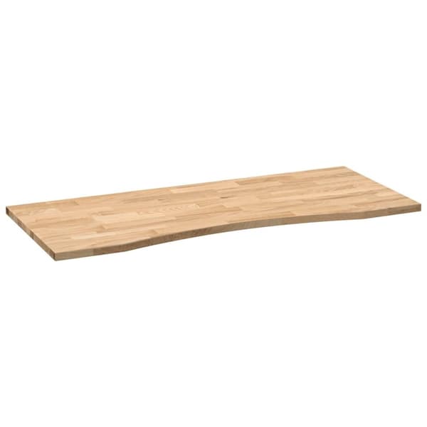 vidaXL Käsittelemätön pöytätaso 120x50x2,5 cm tammi suorakulmainen