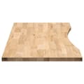Pikkukuva 7 / 11: vidaXL Käsittelemätön pöytätaso 120x50x2,5 cm tammi suorakulmainen
