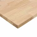 Pikkukuva 9 / 11: vidaXL Käsittelemätön pöytätaso 120x50x2,5 cm tammi suorakulmainen