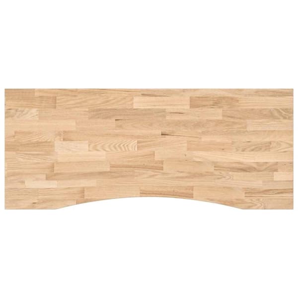 vidaXL Käsittelemätön pöytätaso 120x50x2,5 cm tammi suorakulmainen