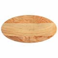 Miniatyrbilde 1 av 11: vidaXL Bordplate lysebrun 80x40x2 cm oval heltre eik