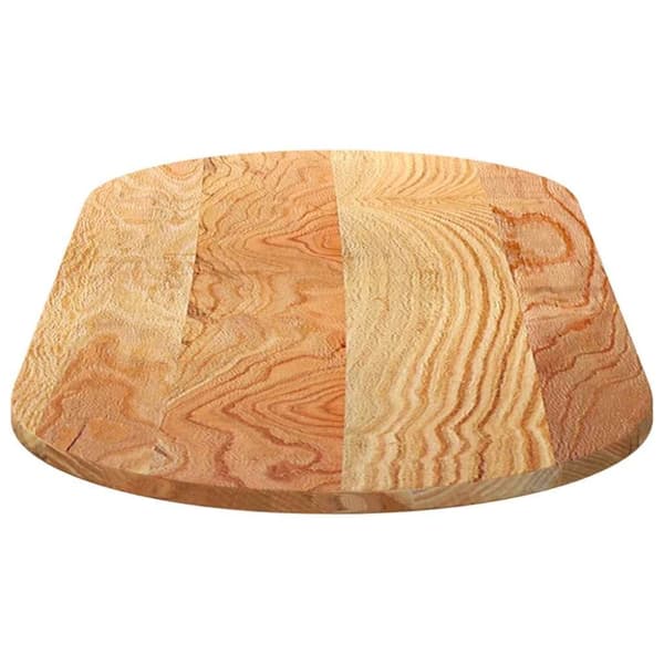 vidaXL Pöytälevy Vaaleanruskea 140x60x2 cm Massiivipuu Tammi Soikea