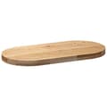 Miniatyrbillede 5 af 11: vidaXL bordplade 80x40x4 cm massivt egetræ oval