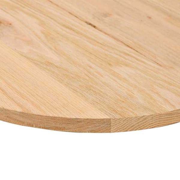 vidaXL Bordplate 120x60x2 cm oval heltre eik