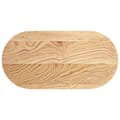 Miniatyrbillede 1 af 11: vidaXL bordplade 80x40x2 cm massivt egetræ oval