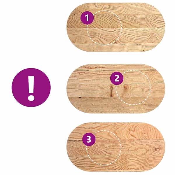 vidaXL bordplade 100x50x2 cm massivt egetræ oval