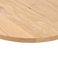 Miniatyrbillede 9 af 11: vidaXL bordplade 140x60x2 cm massivt egetræ oval