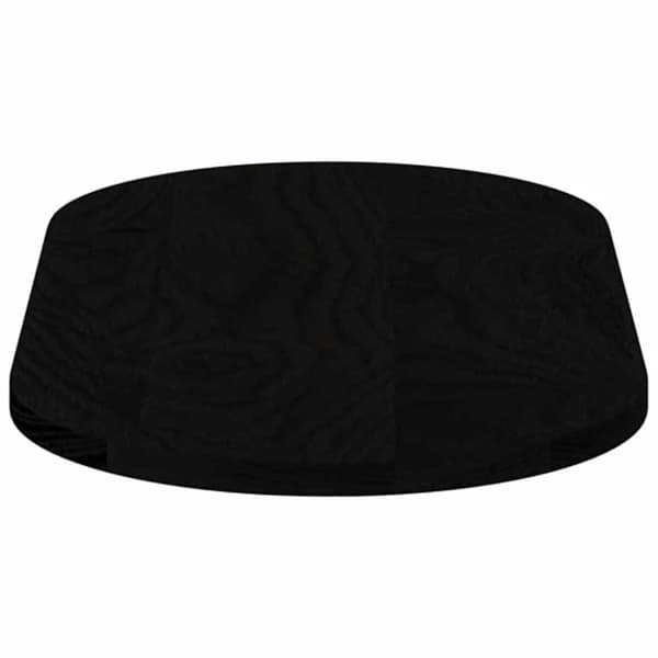 vidaXL Bordplate mørkebrun 80x40x2 cm oval heltre eik