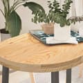 Miniatyrbilde 2 av 11: vidaXL Bordplate 100x50x4 cm oval heltre eik