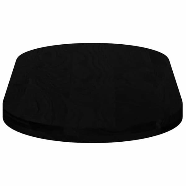 vidaXL bordplade 100x50x4 cm massivt egetræ oval mørkebrun