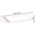 Miniatyrbillede 11 af 11: vidaXL bordplade 100x50x4 cm massivt egetræ oval mørkebrun