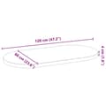 Pikkukuva 11 / 11: vidaXL Pöytälevy 120x60x4 cm Massiivipuutammea Ovaali