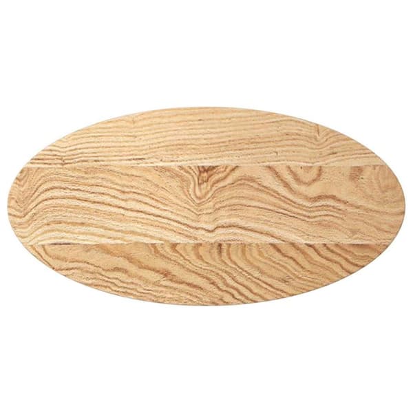 vidaXL Bordsskiva 80x40x4 cm massiv ek oval