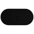 Miniatyrbilde 3 av 11: vidaXL Bordplate mørkebrun 100x50x2 cm oval heltre eik
