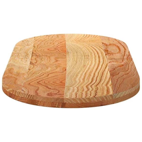 vidaXL Pöytälevy Vaaleanruskea 120x60x4 cm Massiivipuu Tammi Soikea