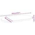 Pikkukuva 11 / 11: vidaXL Pöytälevy Vaaleanruskea 120x60x4 cm Massiivipuu Tammi Soikea