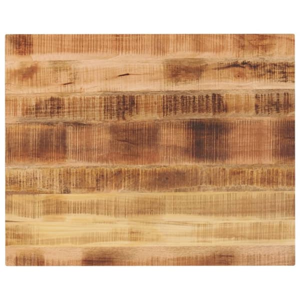 vidaXL Pöytälevy 90x80x3,8 cm Suorakulmainen massiivipuu karkea mango