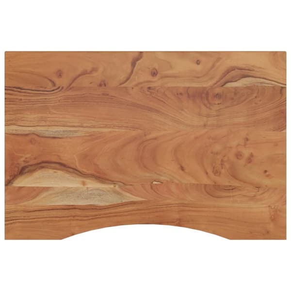 Bordsskiva 100x60x2,5 cm rektangulär massiv akacia