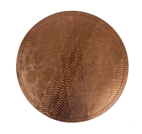 Placemat BOA D38cm, copper snake