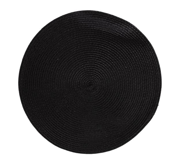 Bordsunderlägg SELMA D38cm, svart